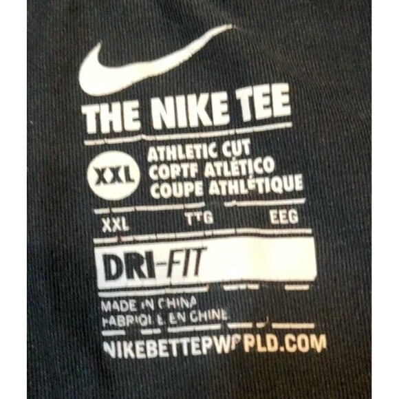 Vtg The Nike Tee Dri-Fit LeBron James Crown Logo Basketball T Shirt Sz.XXL EUC - Picture 5 of 6
